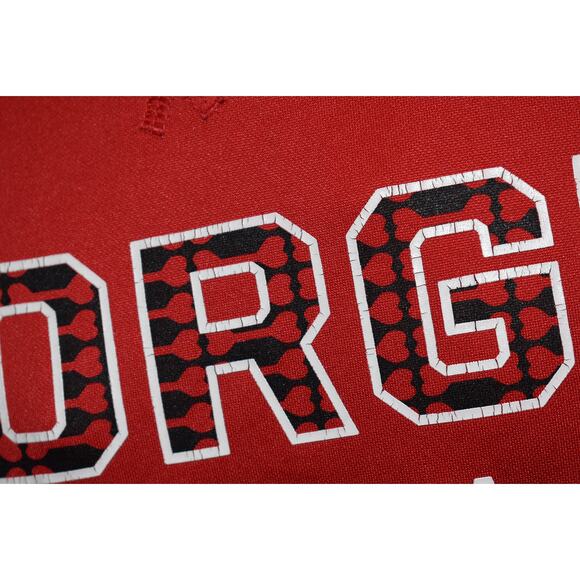 Nike UGA Hoodie Mens Size Medium University Georgia Bulldogs Bulldogs Dawgs Red - Picture 4 of 7